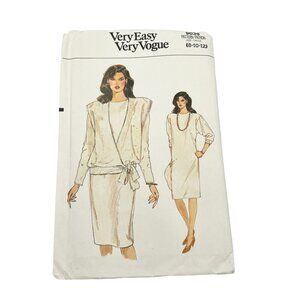 Very Easy Very Vogue 9036 Misses Dress Top Size 8-10-12 Pattern Uncut